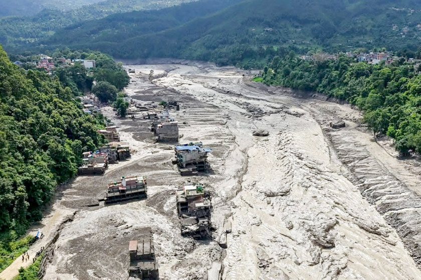 flash floods in Nepal's Nuwakot district on 26 August 2026