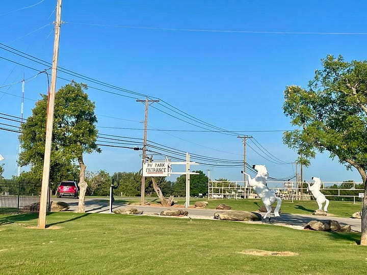 My photos of the Wichita Falls RV Park and adjacent trail.