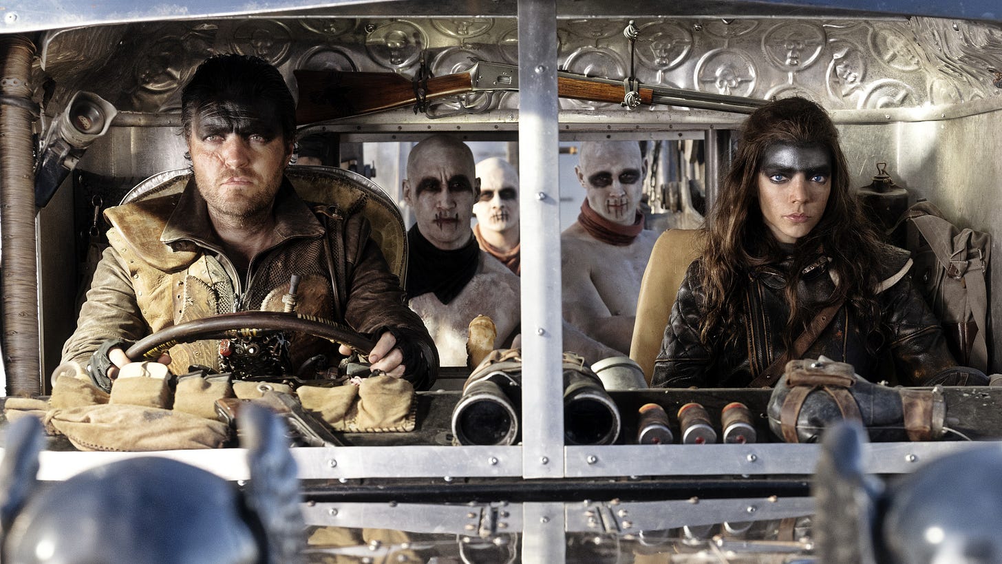 Tom Burke and Anya Taylor-Joy in Furiosa: A Mad Max Saga