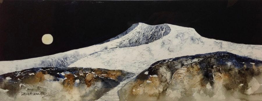 'Pen-Y-Fan Snow Revisited' - Old Chapel Gallery