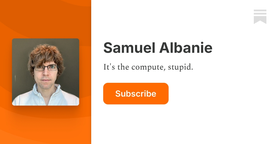 Samuel Albanie | Substack