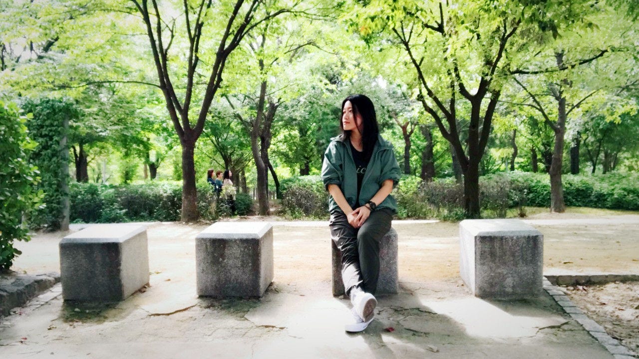 Erin Lee at Seoul Forest Erin Lee at Seoul Forest