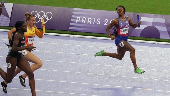 Sha'Carri Richardson explains viral stare down from Paris Olympics