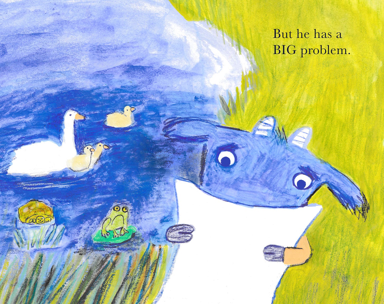 goat picture book character by Beth Spencer
