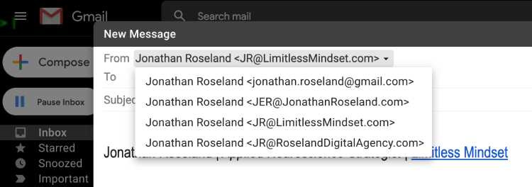 Gmail sending Gmail sending