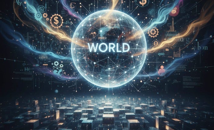 Symbolbild Tech und Welt, KI-Generiert