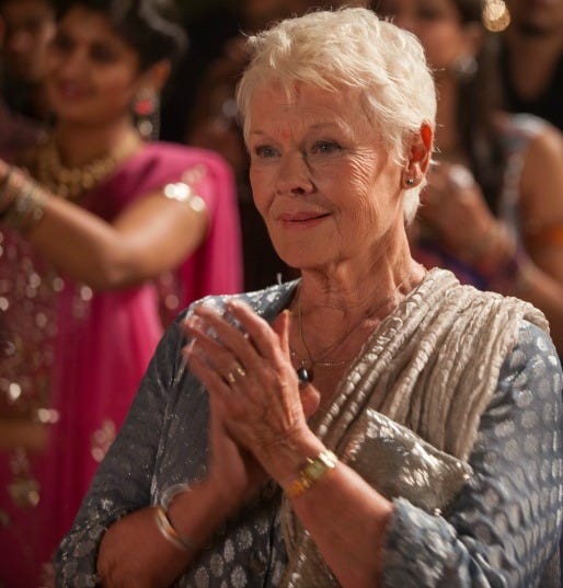 Judi Dench Second Best Exotic Marigold Hotel Judi Dench Second Best Exotic Marigold Hotel