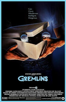 Gremlins movie poster Gremlins movie poster