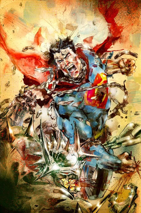 Superman #214 by David Choe — David Choe