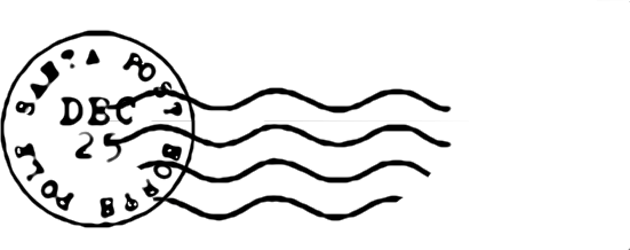 Postage stamp PNG transparent image download, size: 630x250px