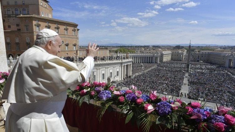 Pope Francis celebrates Easter Sunday Mass in St Peter's Square - Vatican  News