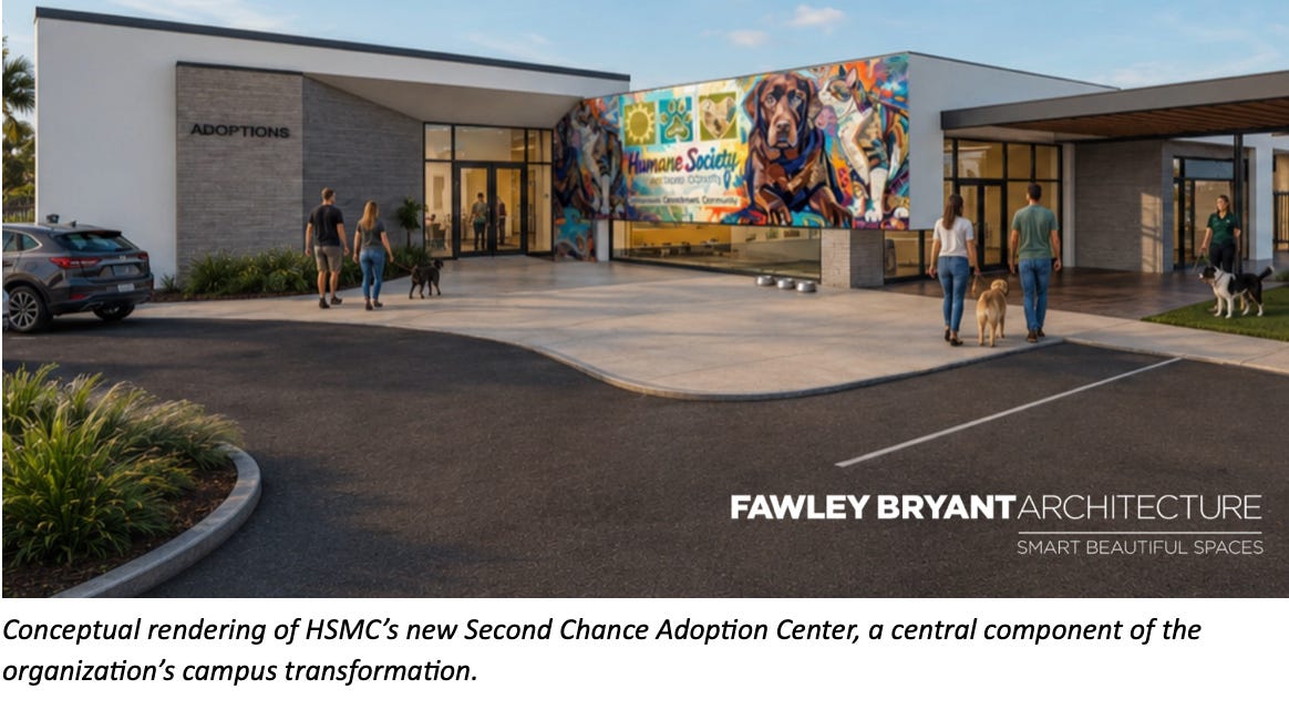 Humane Society of Manatee County Announces Major Campus Transformation