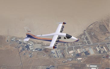 aaircraft in flight