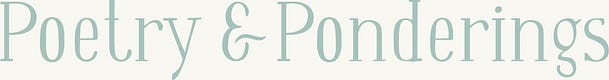 Poetry & Ponderings with Julia Fehrenbacher