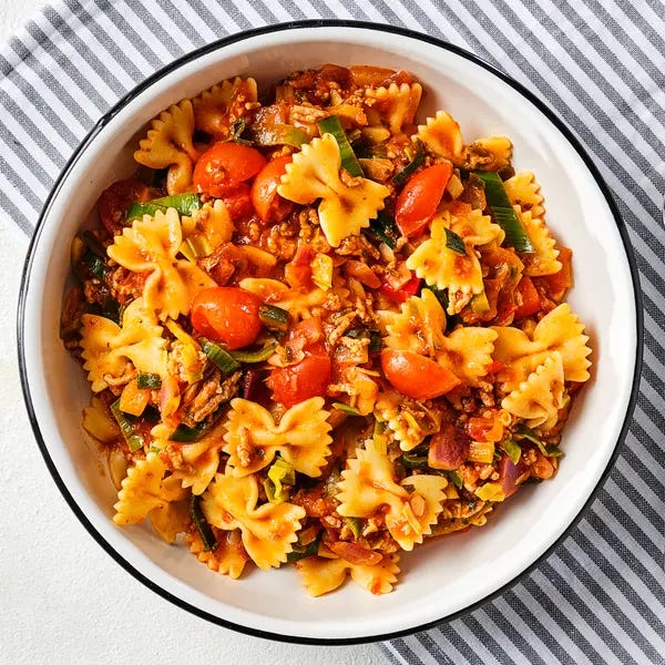Snelle farfalle bolognese | Koken Met Picnic