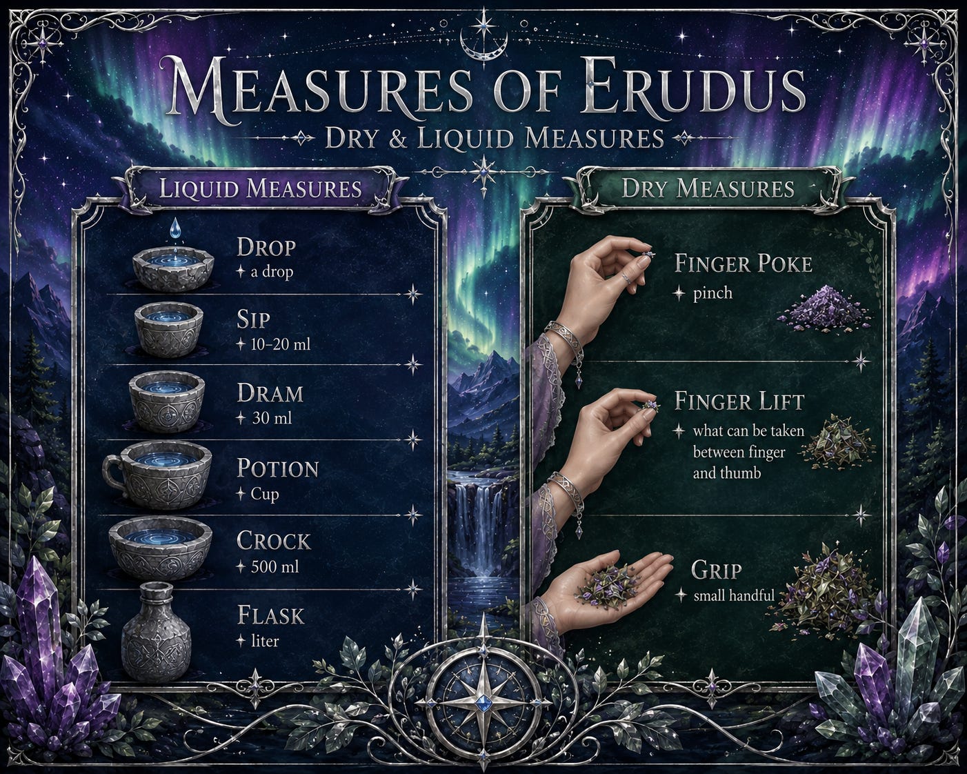 Dry and Liquid Measures Erudus