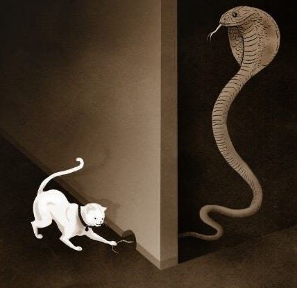 Be careful with you mess with Art Print