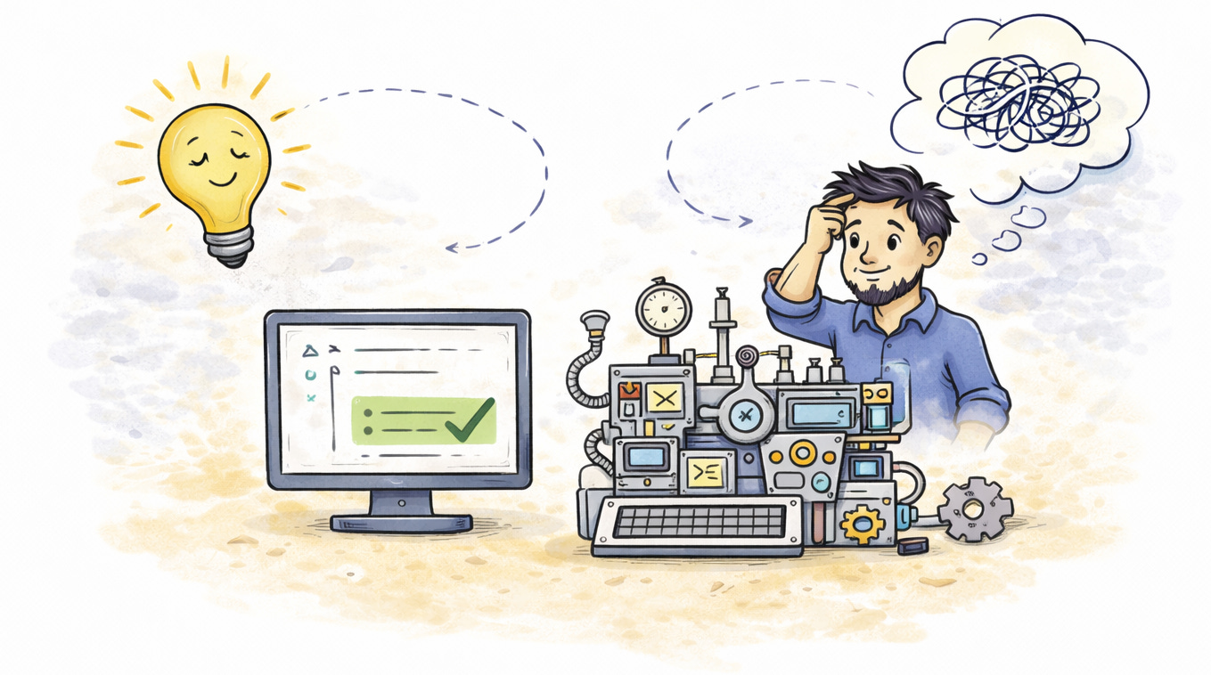 KISS (Keep It Simple, Stupid) illustration