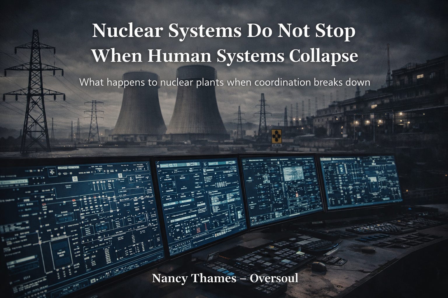 Nuclear Systems Do Not Stop When Human Systems Collapse