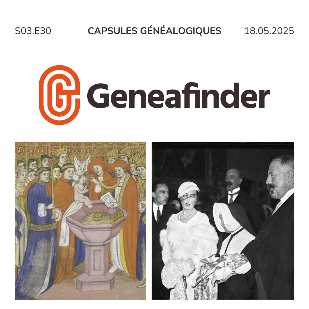 🙏 Qui étaient les parrains et marraines de vos ancêtres