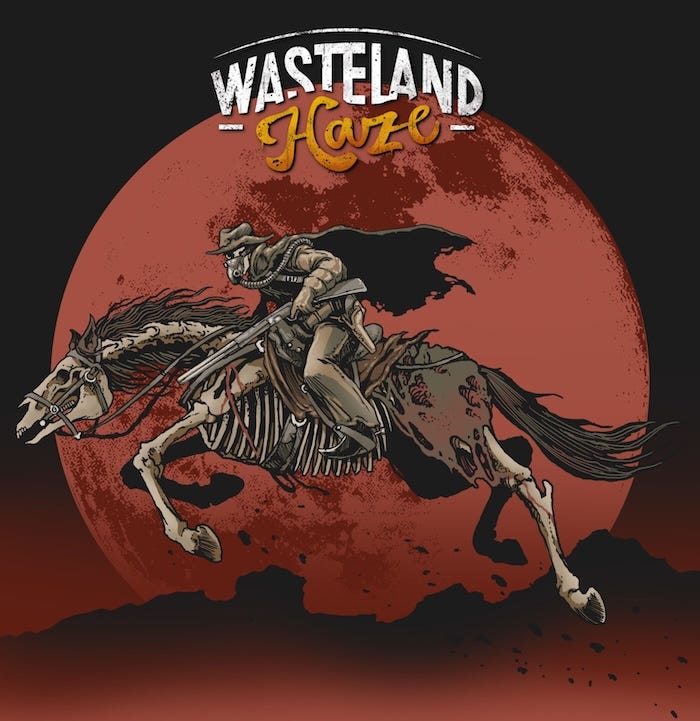 Desert fuzz rock "Lonestar" from WASTELAND HAZE drops on April 17 album music review by Fuzzy Cracklins of The Swamp Records