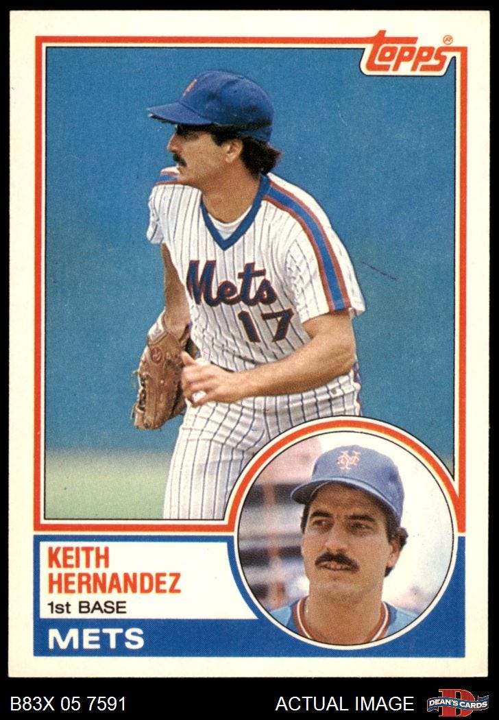 Mets Card of the Week: 1983 Keith Hernandez
