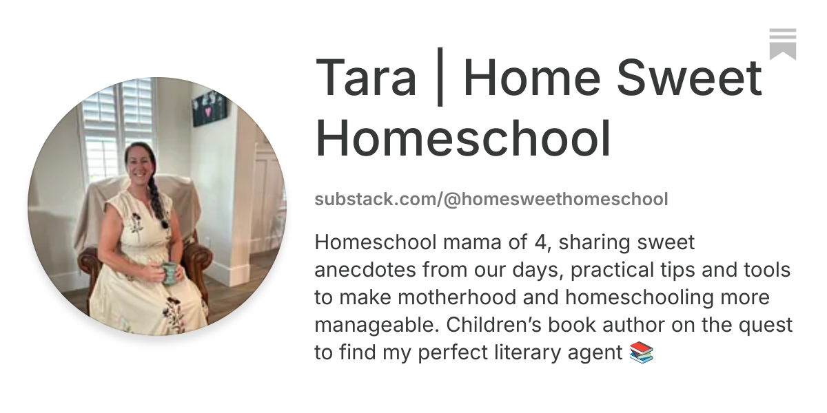 Tara | Home Sweet Homeschool | Substack