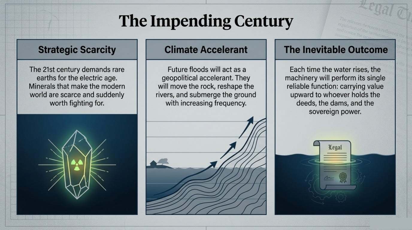 Strategic scarcity, climate accelerant, inevitable outcome Strategic scarcity, climate accelerant, inevitable outcome