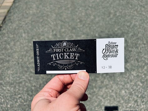 chairs, windows, menu, ticket