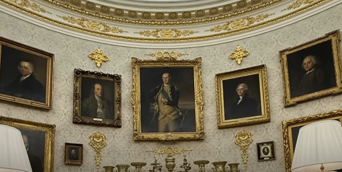 Trump Brags About The Gold Used To Decorate The Oval Office While People Can't Afford Groceries