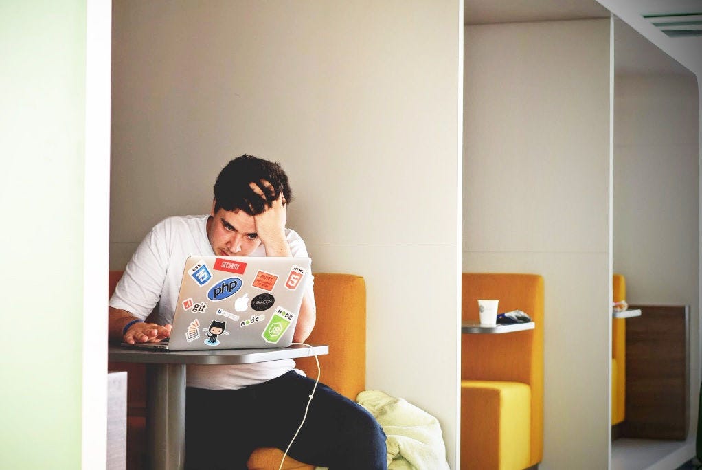 stressed student