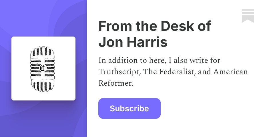 From the Desk of Jon Harris | Substack