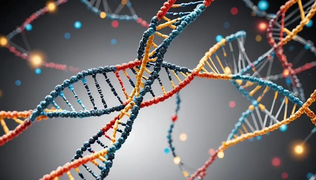 A simplified diagram illustrating the CRISPR-Cas9 system targeting and editing a DNA sequence.