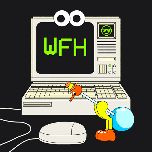 Image result for remote working gif