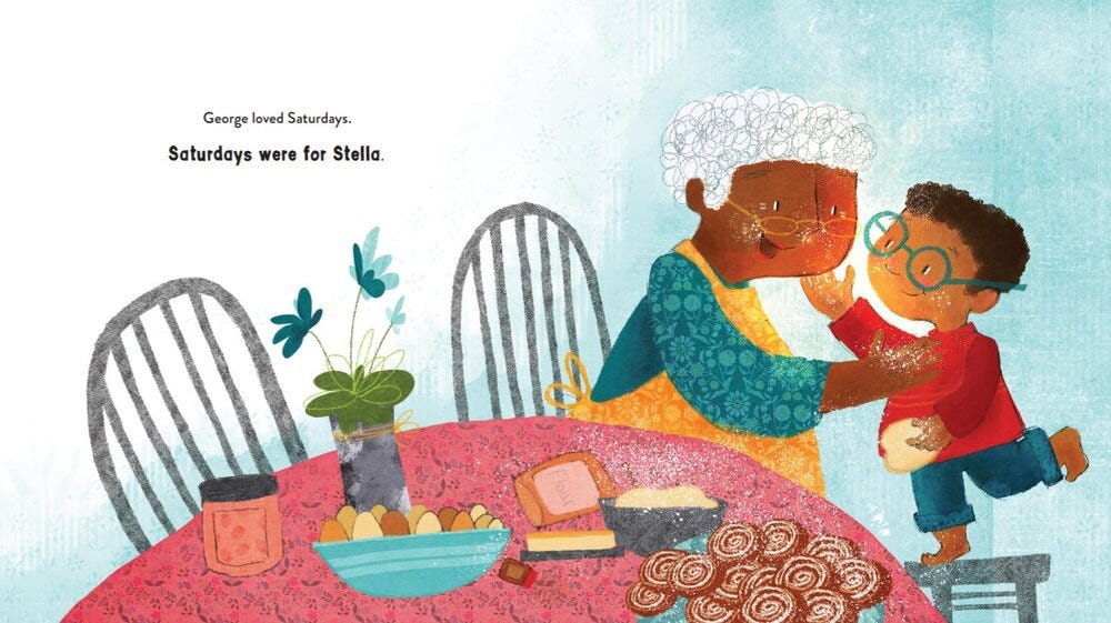 Interior spread from SATURDAYS ARE FOR STELLA.