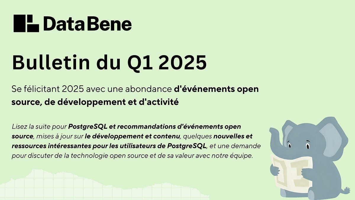 Accueillir 2025 avec une abondance d'événements, de développements et d'activités open source !