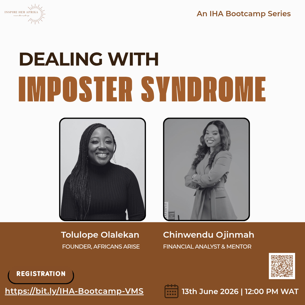 Dealing With Imposter Syndrome Flier