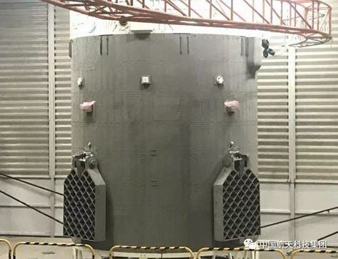 Grid fins installed for their first, fourth, and sixth tests.