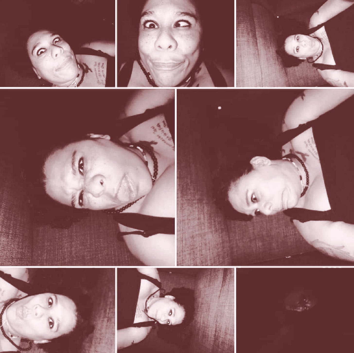 Photos of Devon J Hall being silly for the camera