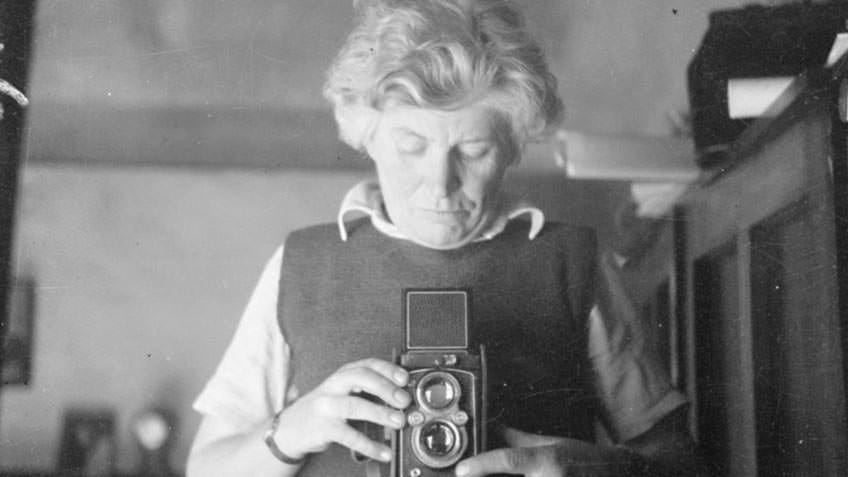 Edna Walling self-portrait
