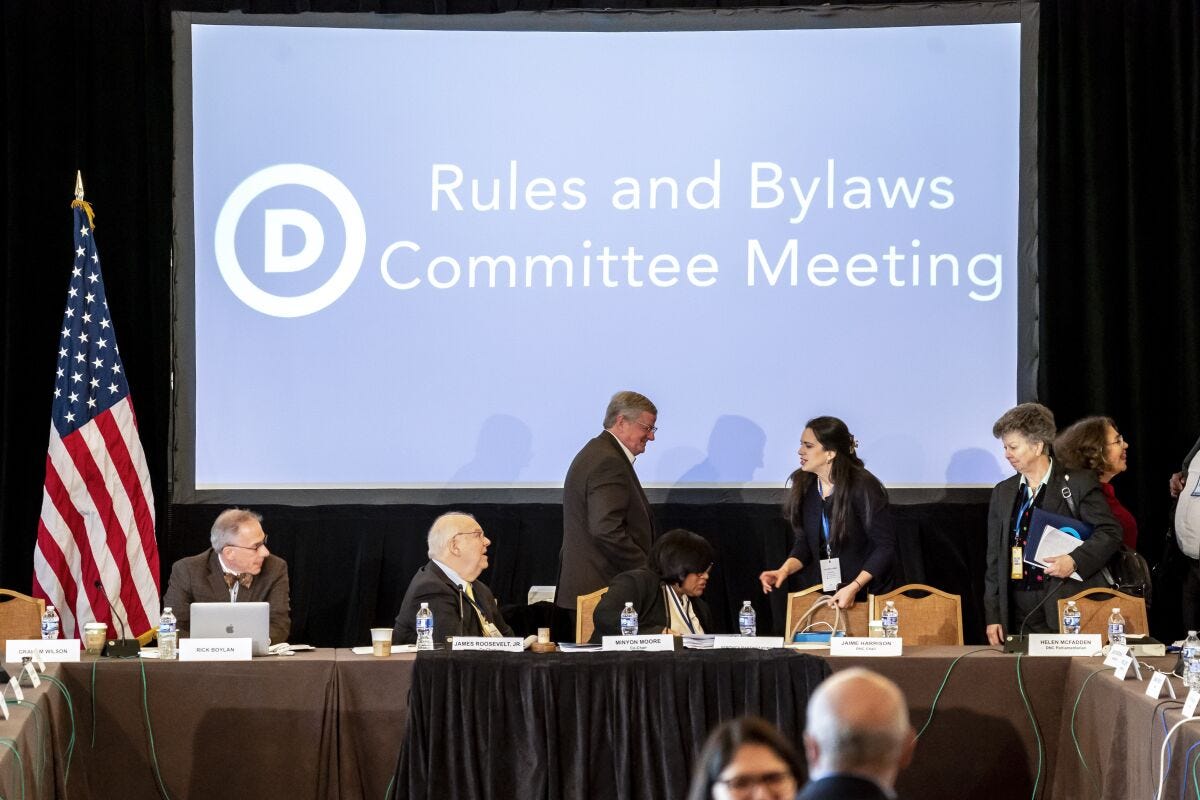 Democrats vote to shake up the primary election calendar - Los Angeles Times