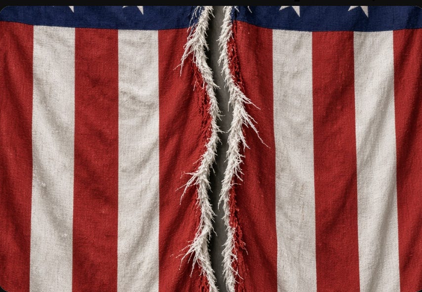 9/11, The Torn Flag, & A Disintegrating Nation