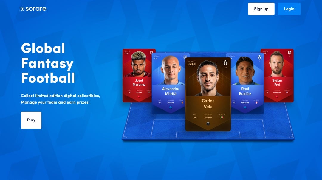 MLSPA Players Meet Blockchain on Sorare Fantasy Soccer Game
