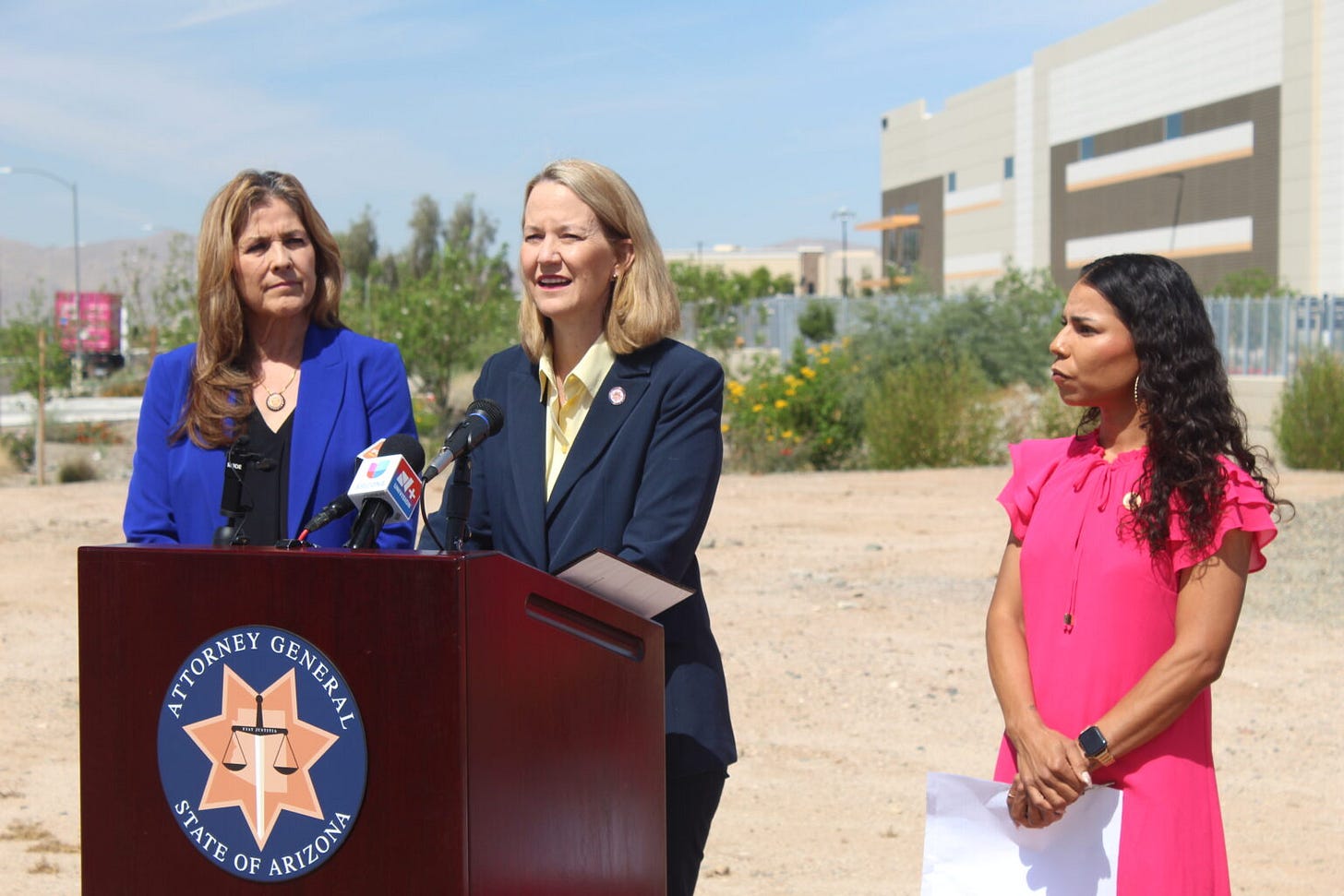 Arizona AG sues Trump over Surprise immigration detention warehouse Arizona AG sues Trump over Surprise immigration detention warehouse