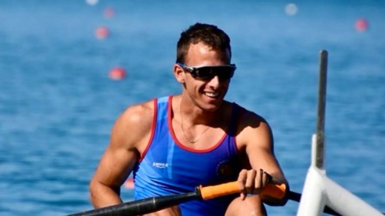 Gerard Su&ntilde;&eacute;, internacional del remo