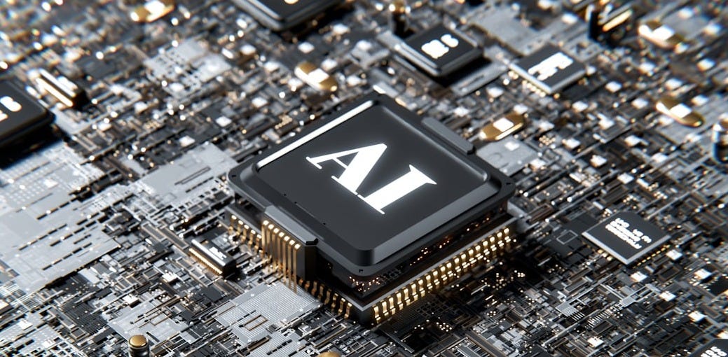 a computer chip with the letter a on top of it