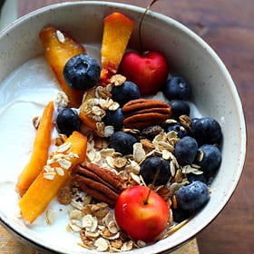 Summer Bircher Muesli Bowl