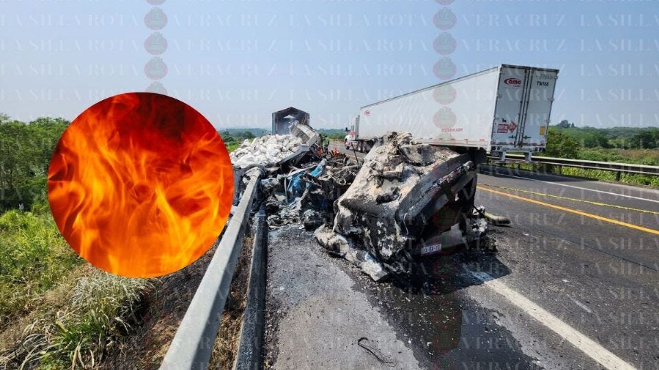El conductor murió calcinado al interior de la cabina El conductor murió calcinado al interior de la cabina