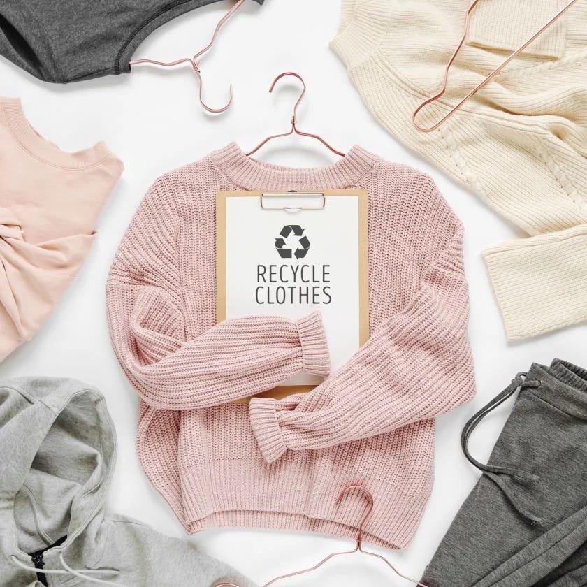 It is important to consider whether the recycled cotton garment is made from organic sources or not. 