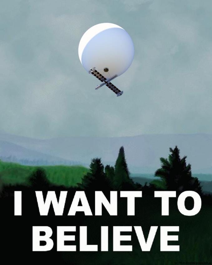 Goodnight, Chinese spy balloon Goodnight, Chinese spy balloon